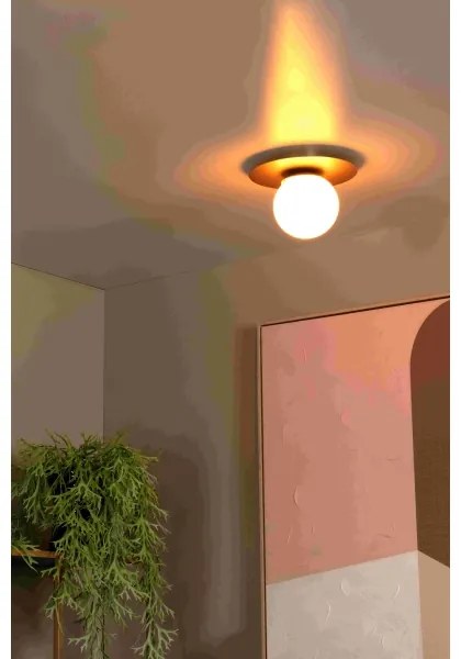 Lucide 79187/01/02 - Mennyezeti lámpa TRICIA 1xE27/15W/230V átm. 25 cm arany