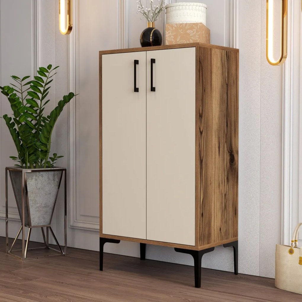 Prag - Walnut, Cream