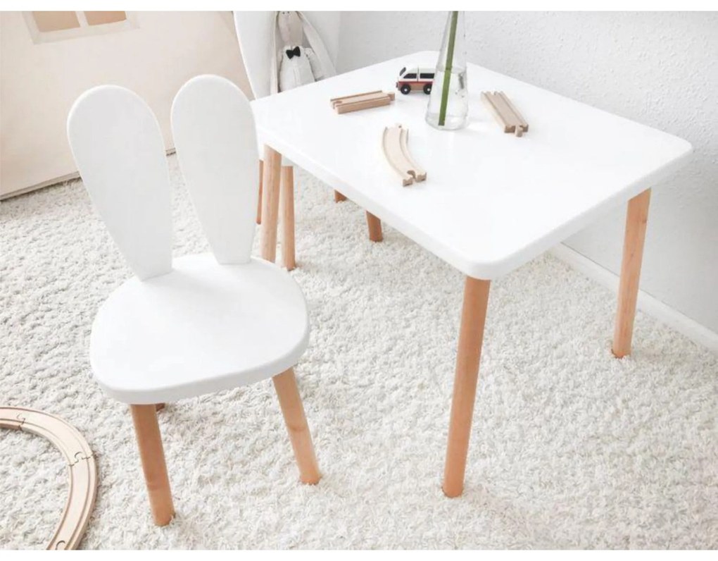 Gyerekszék Bunny Chair - White