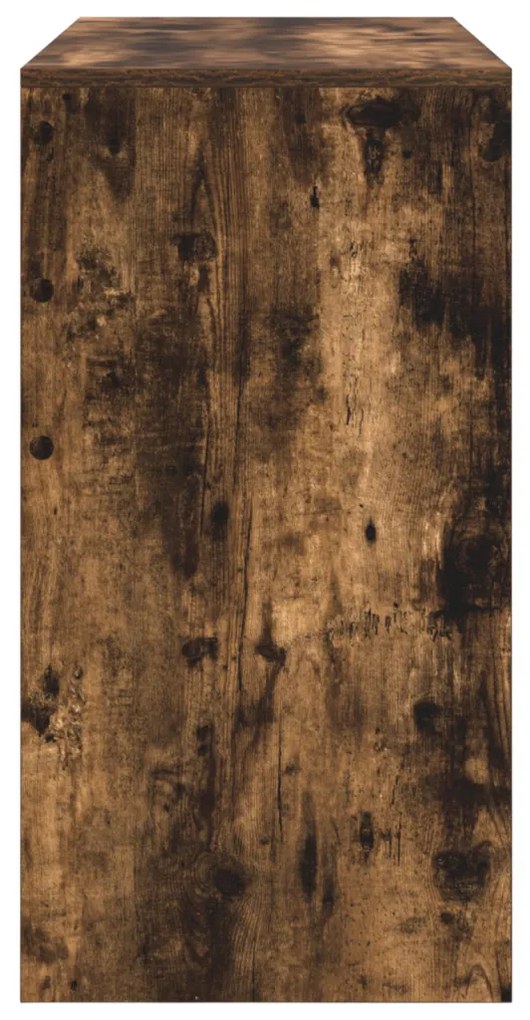 vidaXL Íróasztal Füstölt tölgy Szerelt fa 100 x 40 x 76 cm