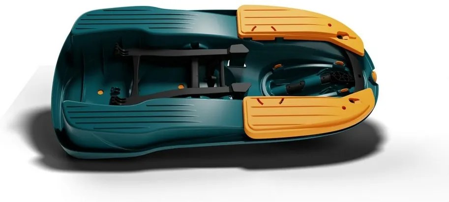 Gizmo Riders Galactus kétszemélyes bob , láva narancs, teherbírás 140 kg