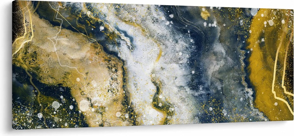 Kép - Arany absztrakció (120x50 cm)