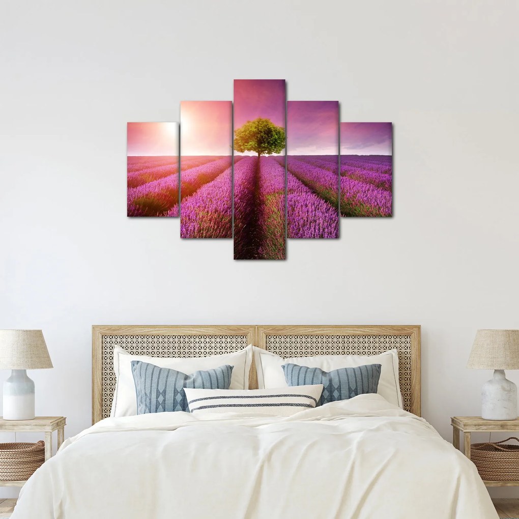 Levendula mező képe (150x105 cm)