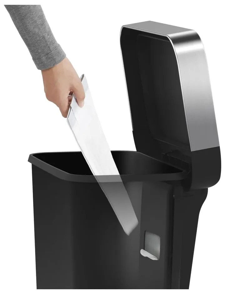 Pedálos műanyag szemetes 45 l - simplehuman