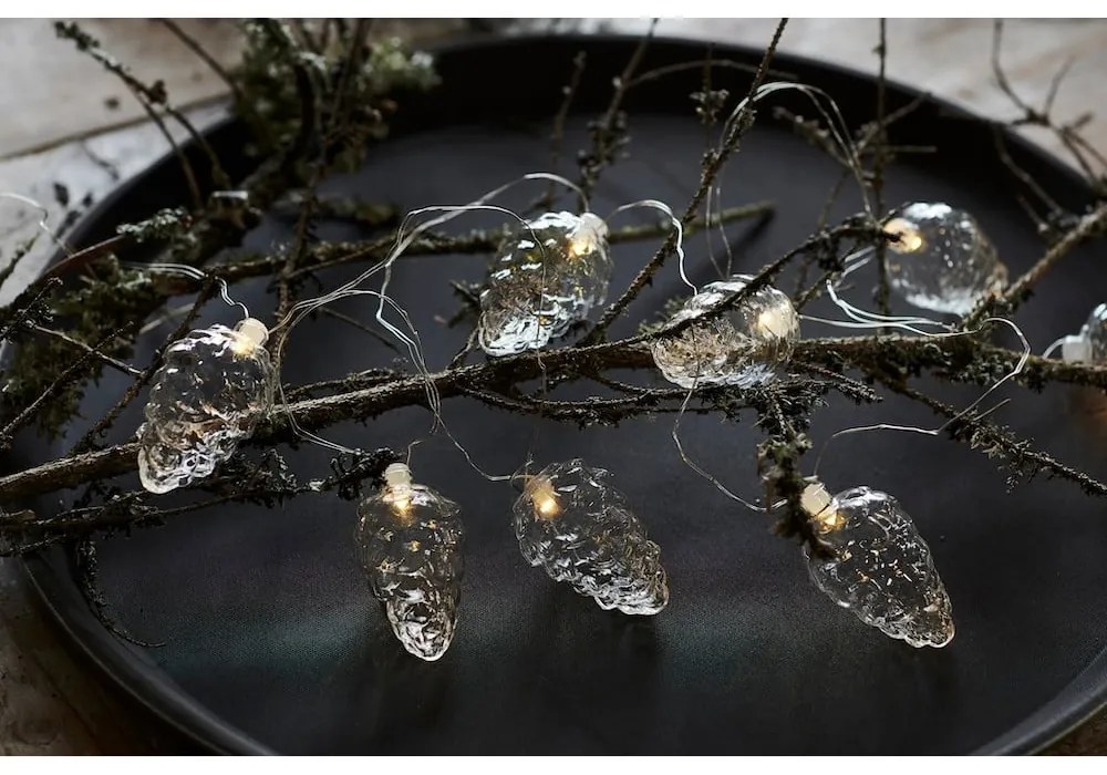 Karácsonyi fénydekoráció, izzók száma 8 db, hosszúság 120 cm Celina – Sirius