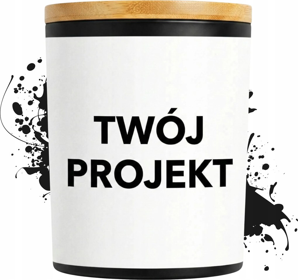 Szója Illatgyertya Saját Felirat Nyomtatás Személyre Szabott Ajándék 200ML