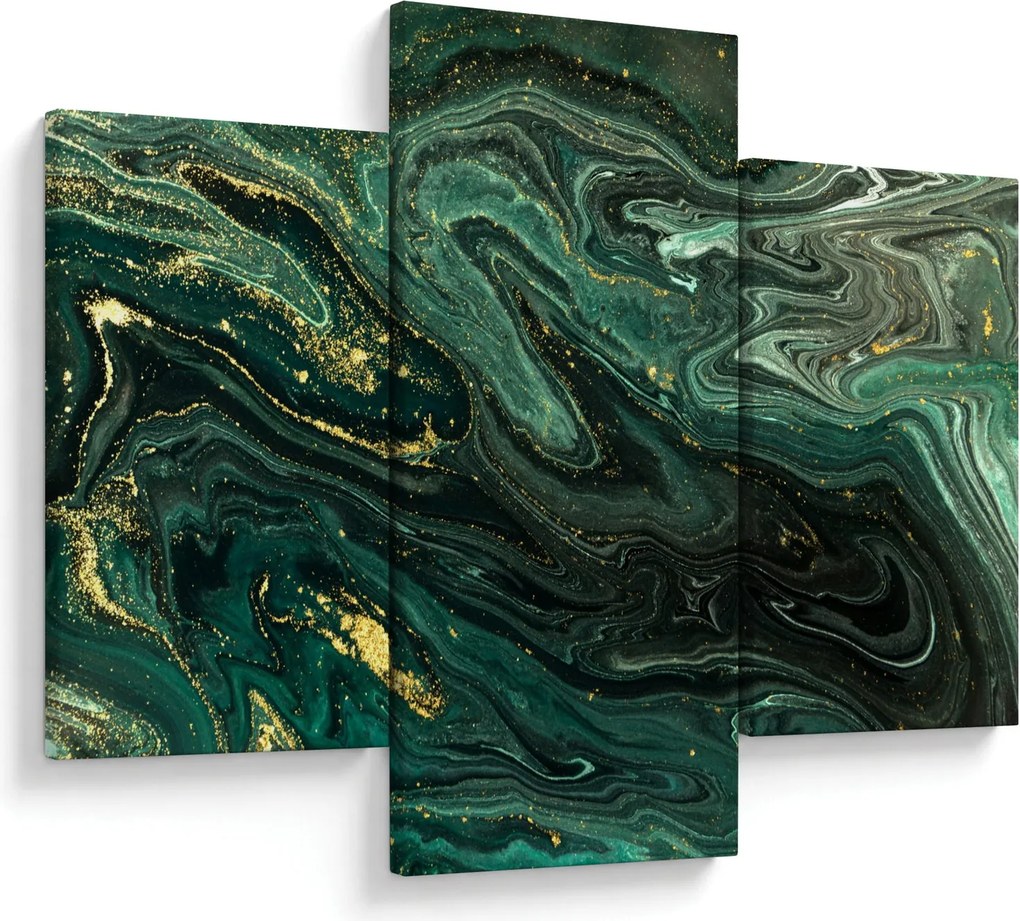 Kép - Zöld márvány (90x60 cm)