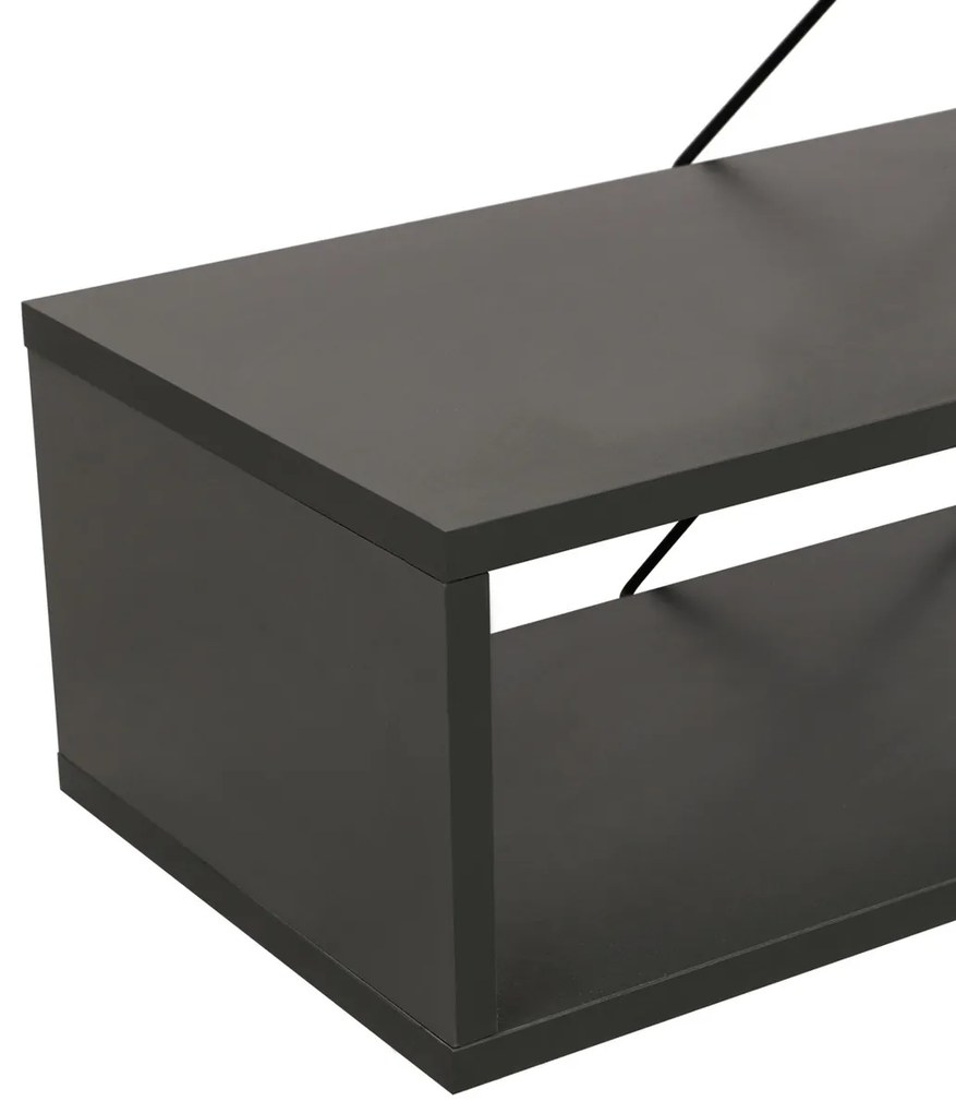 TV asztal Zigzag antracit