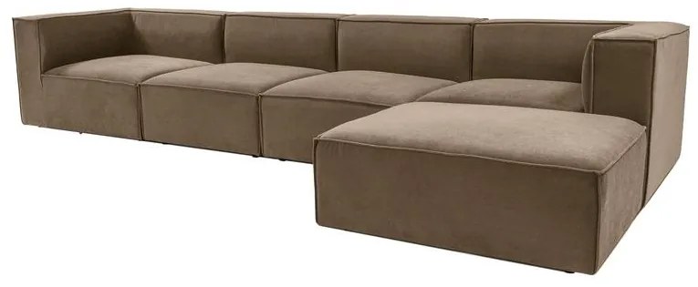 Sarokkanapé Sora (L1-O1-O1-1R-POUFFE ) - Barna
