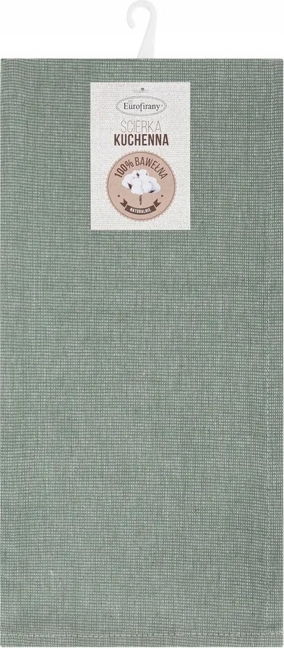 Konyhai törlőkendő szett 2 db-os Karin 50x70 zöld sima csíkok