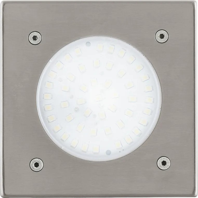 EGLO 93481 LAMEDO Kültéri Talajba Építhető Lámpa Nikkel, Átlátszó LED IP20