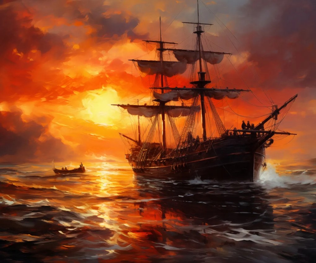 Poszter 60x50cm Tűz a vízen