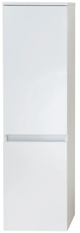 Fehér függő fürdőszoba szekrény 35x125 cm Set 360 - Pelipal