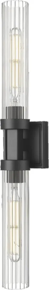 Cosmolight QUINCY W02873BK Fali lámpa 2x40W/E27 ip20