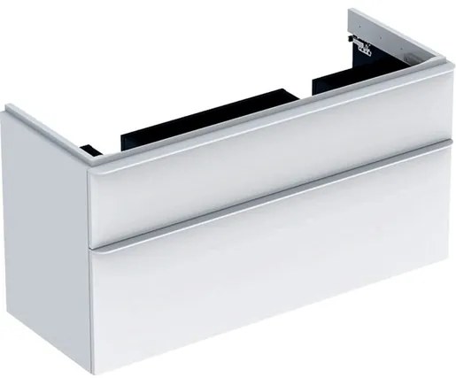 Fürdőszobaszekrény mosdó alá Geberit Smyle Square 118,4x62x47 cm fehér 500.356.00.1
