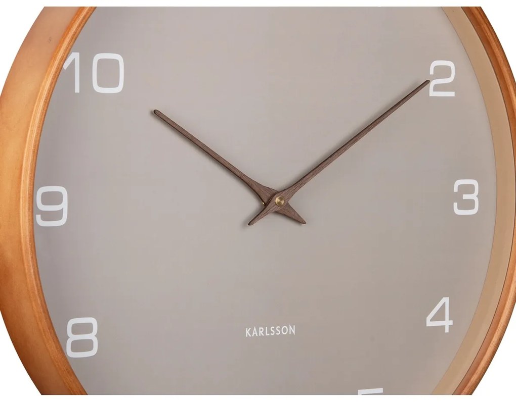 Karlsson 5993GY design falióra szürke, átmérő 40cm