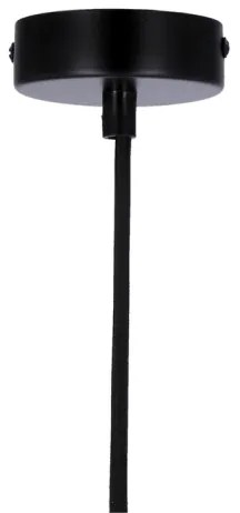 Csillár zsinóron YSTAD 1xE27/40W/230V fekete