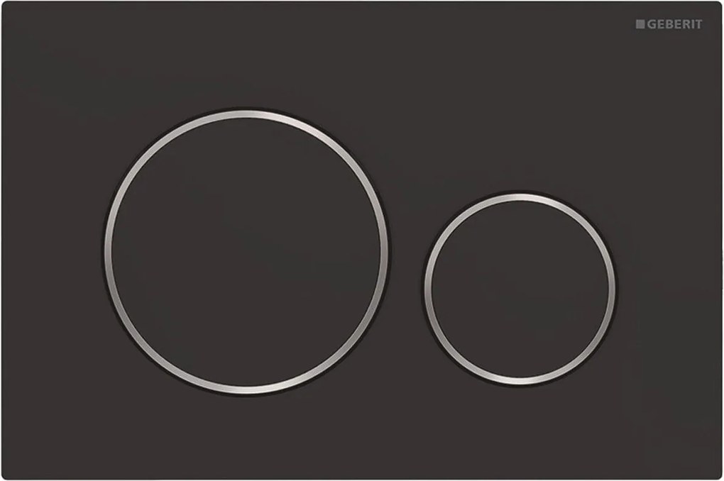 Öblítőgomb WC-hez Geberit Sigma fekete 115.882.14.1