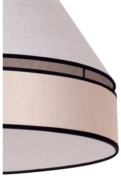 Duolla - Csillár zsinóron AVIGNON 1xE27/15W/230V á. 60 cm bézs