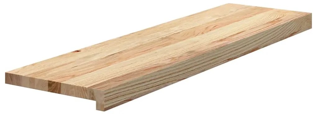 4 db tömör tölgyfa lépcsőfokok kezeletlen 90x25x2 cm