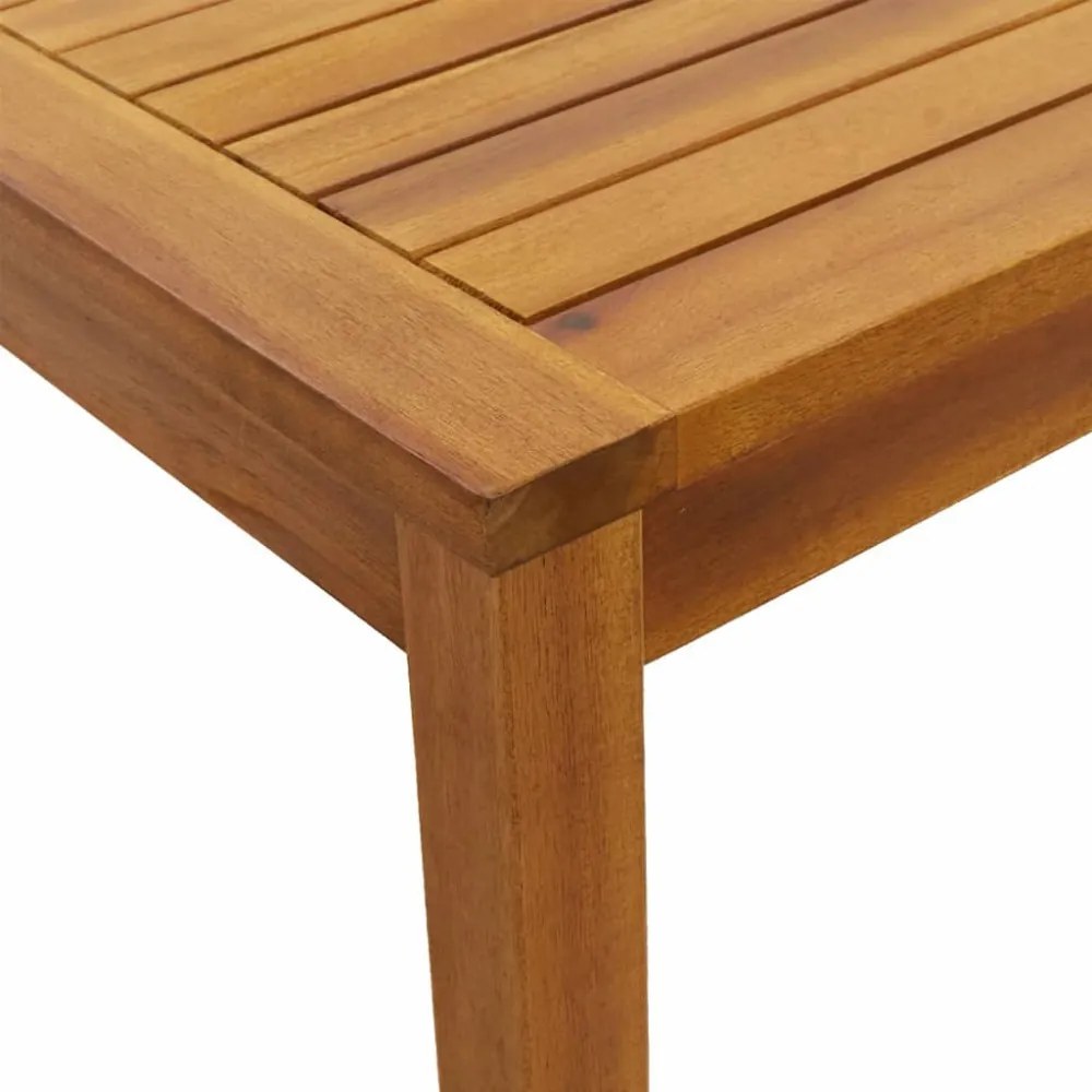tömör akácfa kerti asztal 110 x 55 x 67 cm