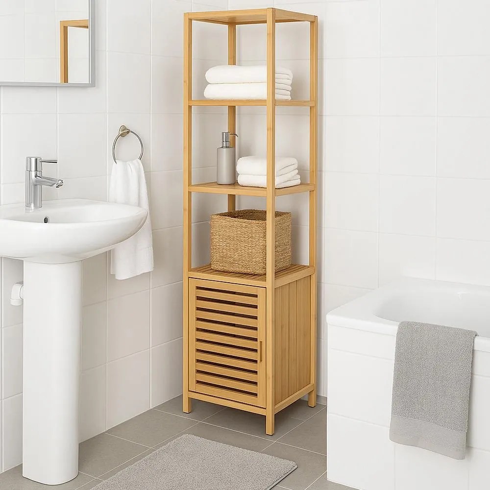 AVENBERG BAMBU CABINET Bambuszpolc