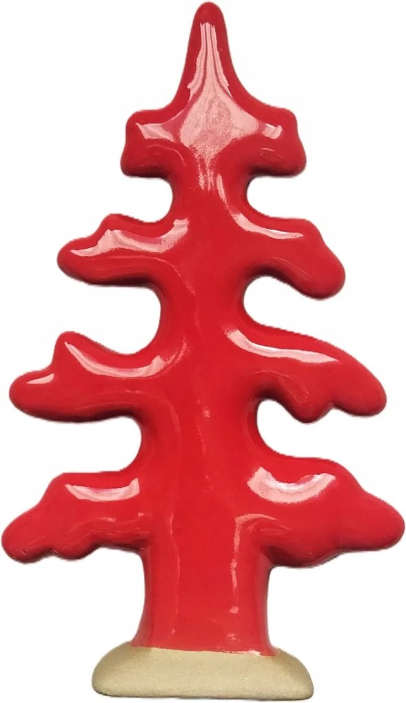 Kerámia karácsonyfa 17 x 10 cm