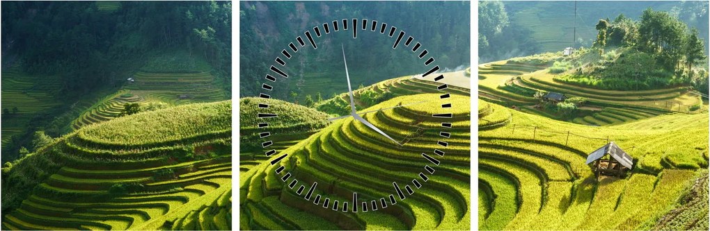 Kép - Rice Terraces koncert (órával) (90x30 cm)