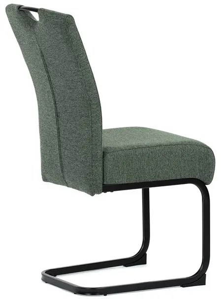 Étkezőszék zöld szövetkárpittal. DCL-E2008 GRN2