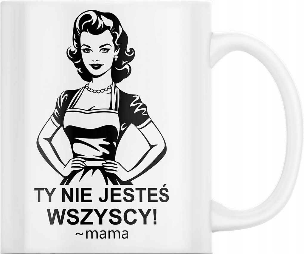 Anyák Napi Bögre "Te nem vagy mindenki" Ajándék Csomagolás