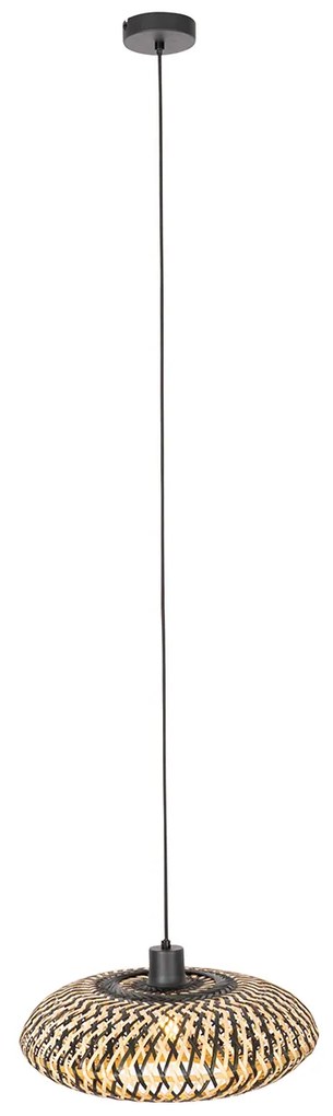 Keleti függőlámpa fekete bambuszból 40 cm - Ostrava