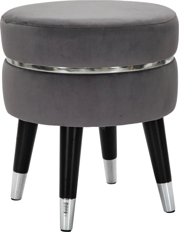 Szürke bársony lábtartó Paris – Mauro Ferretti