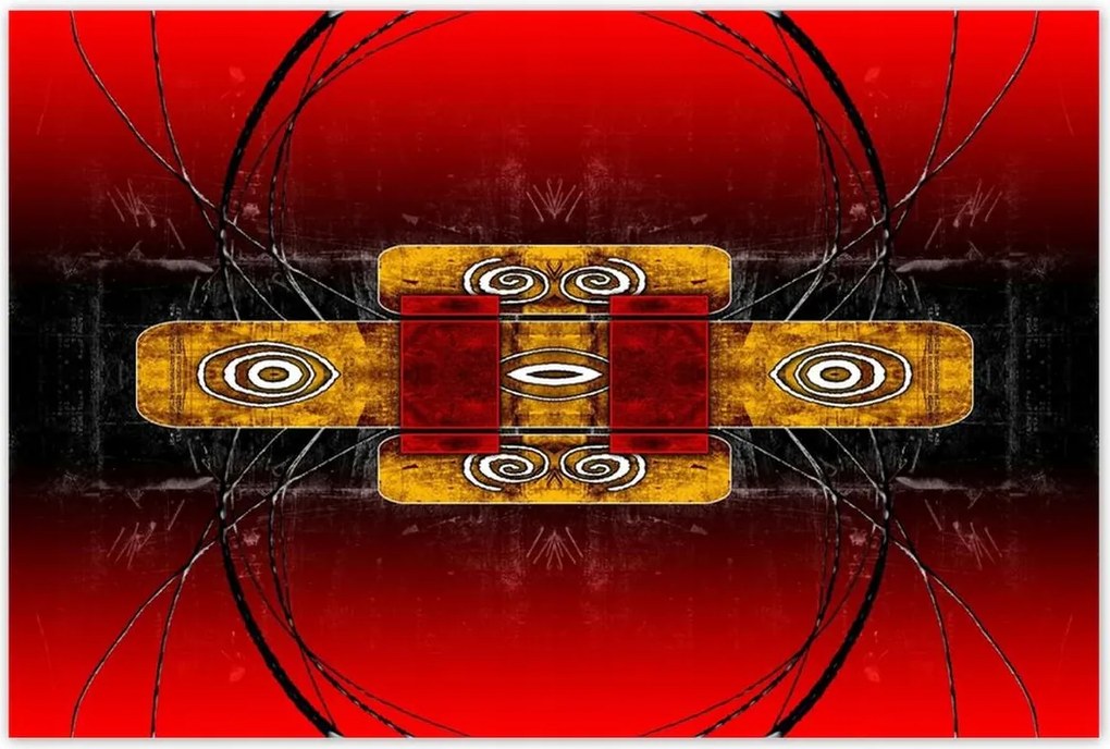 Poszterek 120x80 Kör alakú fantázia