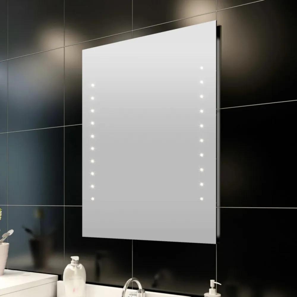 Fürdőszobatükör led-fényekkel 60 x 80 cm (ho x ma)