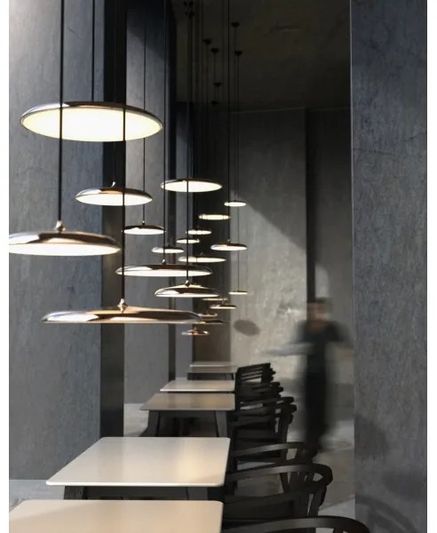 DFTP by Nordlux - LED Dimmelhető csillár zsinóron ARTIST LED/14W/230V átm. 25 cm réz