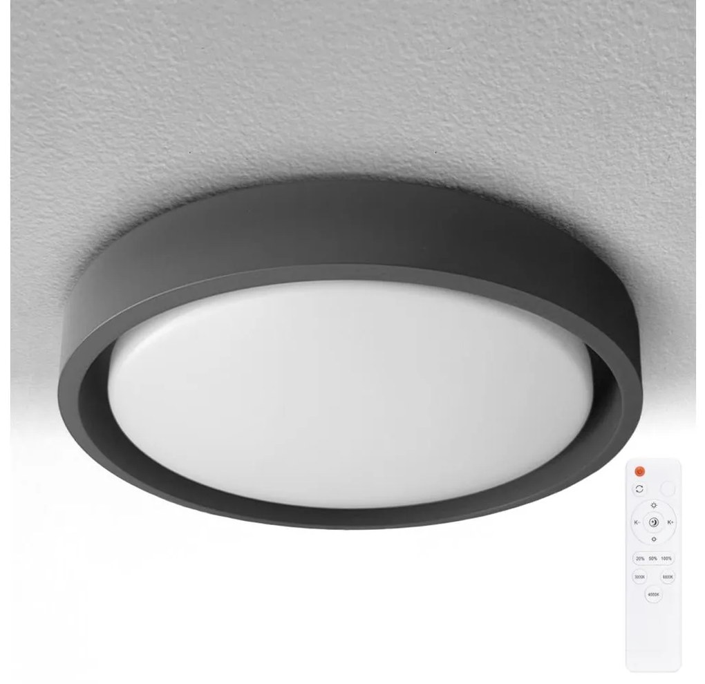 Brilagi -LED dimmelhető lámpatest MATTEO LED/60W/230V 3000-6500K Ø 51,5 cm fekete+távirányító