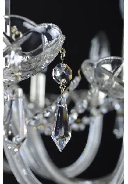 Wranovsky JWZ117122101 - Kristály csillár láncon BONTON 12xE14/40W/230V