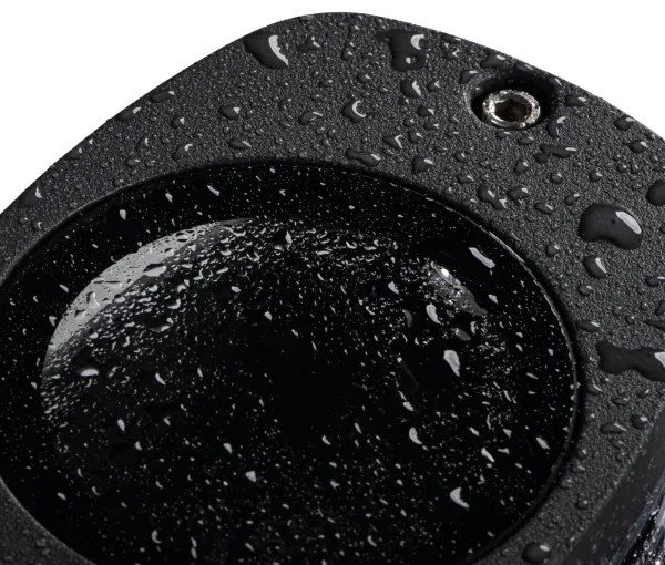 Kanlux 38884 - Kültéri fali lámpa ZEVI 1xGU10/10W/230V IP54 fekete