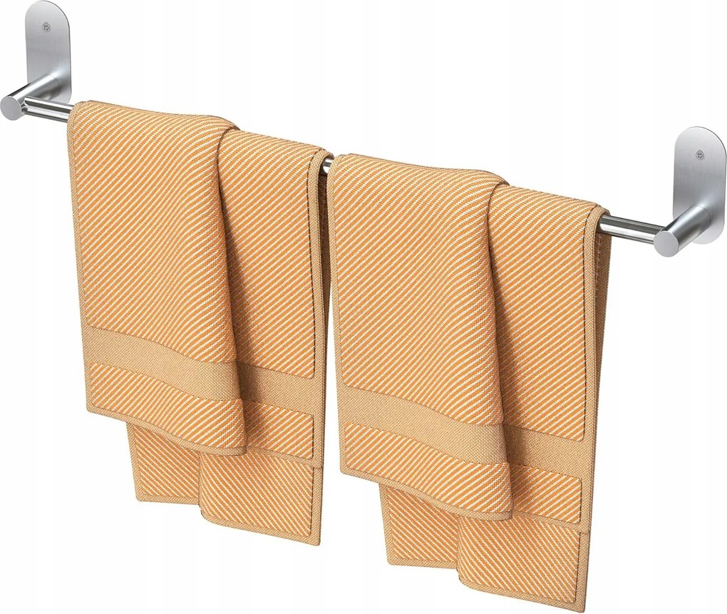 Törölközőtartó rúd 60 cm Ezüst Rozsdamentes acél SUS304