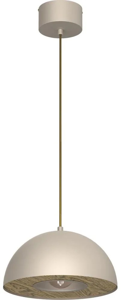 Csillár zsinóron ELGUND 1xE27/15W/230V átm. 28,5 cm bézs