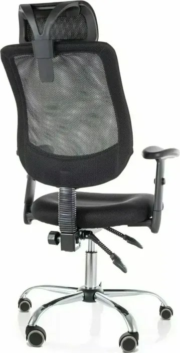 Fekete irodai szék FLEXISEAT Q-118RC