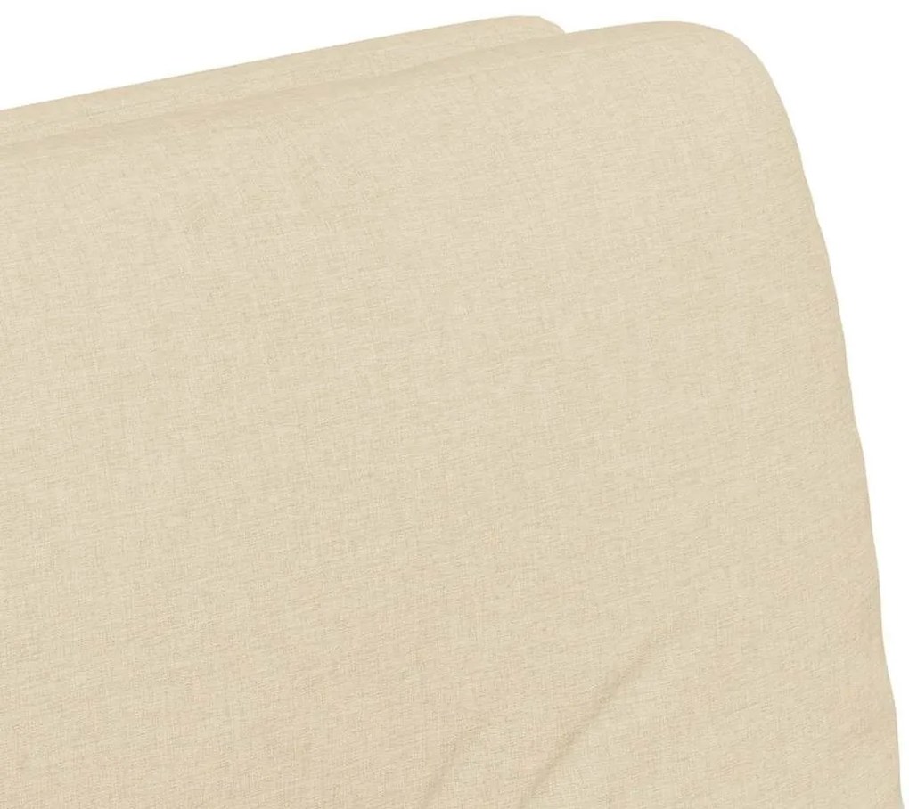 Kerekes Étkező Székek 2 pcs Krém 57 x 67 x 95 cm szövet