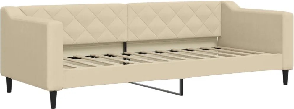 vidaXL krémszínű szövet kanapéágy 80 x 200 cm
