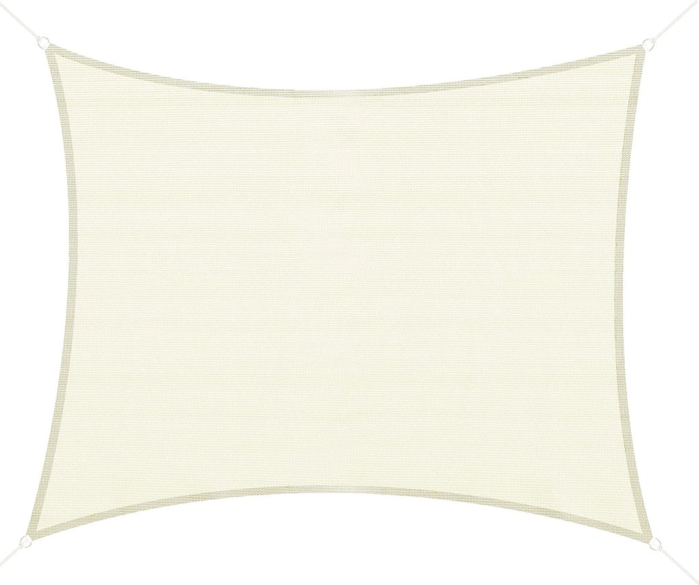 Outsunny - téglalap alakú napernyő (változatos méretekben és színekben), méret 3x4m, krém szín | Aosom