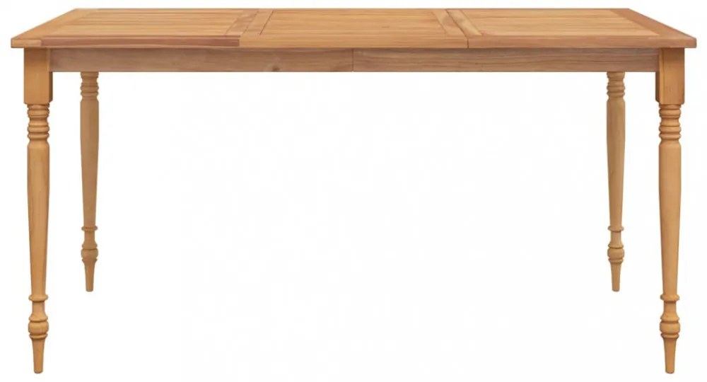 tömör tíkfa Batavia asztal 150 x 90 x 75 cm