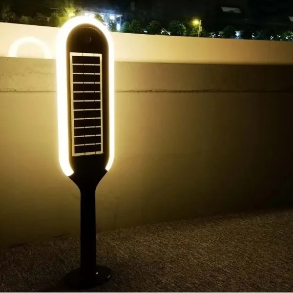 LED Napelemes lámpa érzékelővel BOLLARD LED/5W/5,5V 70 cm 4000K IP65 2000 mAh