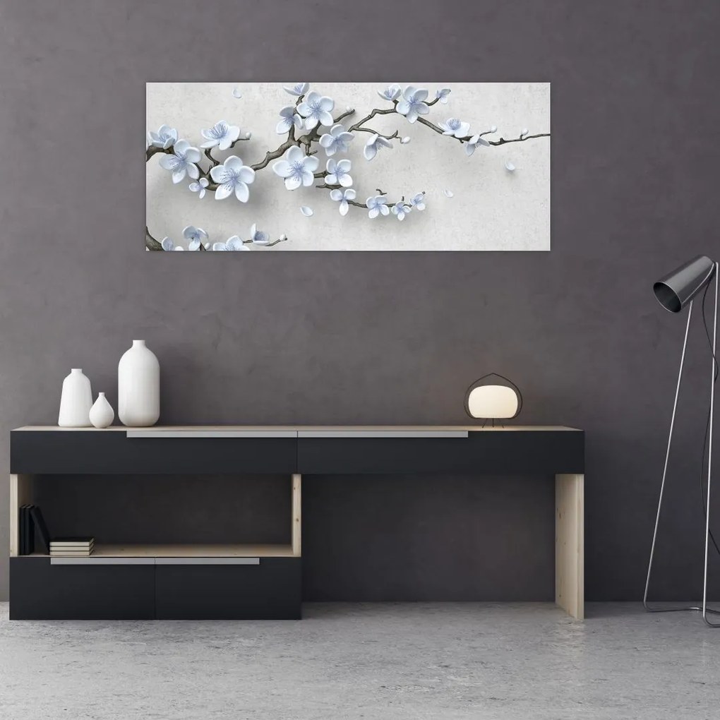 A virágok képe (120x50 cm)