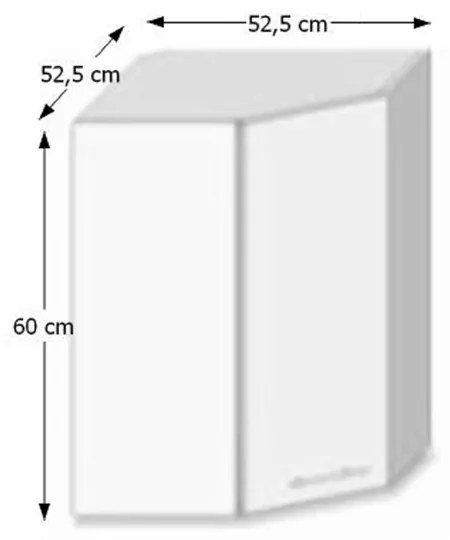 Zondo Felső konyhaszekrény, sarok Lilouse GR. 788621
