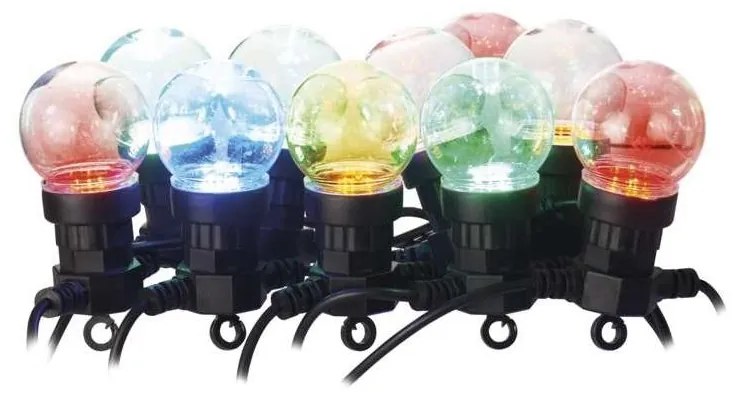 LED Kültéri dekorációs lánc 50xLED/10m IP44 átlátszó