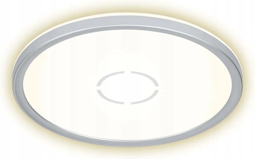 Briloner Vékony Led panellámpa, átmérő: 29,3 cm, 2400 lm, 18 W, ezüst Bri